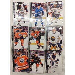 19 Card Sports Lot NHL Hockey Football Oilers KHL NCAA NFL Insert